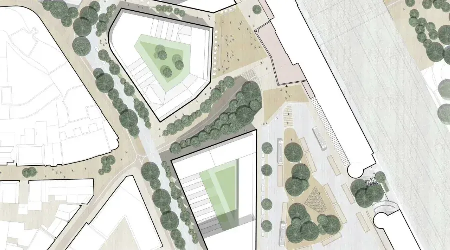 Stationsgebied Hilversum - overzicht plangebied